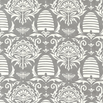 Honey & Lavender 56082-27 Pebble Grey by Deb Strain for Moda Fabrics