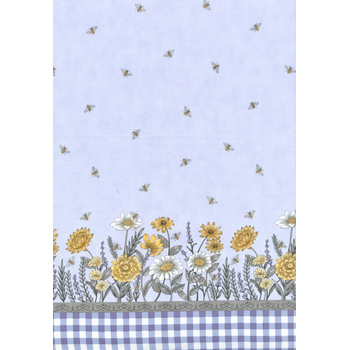 Honey & Lavender 56088-18 Soft Lavender Border Print by Deb Strain for Moda Fabrics
