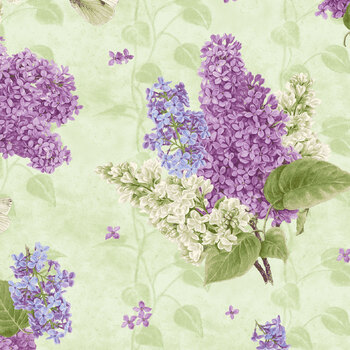 Bloomerang 957-65 Green by Jane Shasky for Henry Glass Fabrics