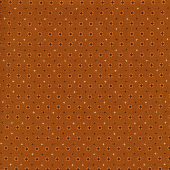 Quiet Grace 916-30 Orange by Kim Diehl for Henry Glass Fabrics