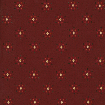 Quiet Grace 918-88 Cranberry by Kim Diehl for Henry Glass Fabrics