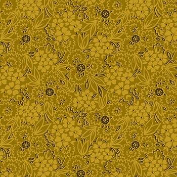 Quiet Grace 919-44 Gold by Kim Diehl for Henry Glass Fabrics