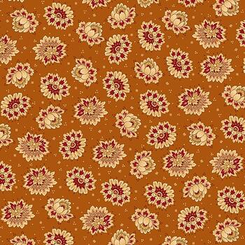 Quiet Grace 920-30 Orange by Kim Diehl for Henry Glass Fabrics