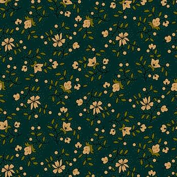 Quiet Grace 922-77 Teal by Kim Diehl for Henry Glass Fabrics