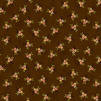 Quiet Grace 926-33 Chocolate by Kim Diehl for Henry Glass Fabrics