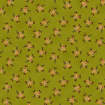 Quiet Grace 926-66 Kiwi by Kim Diehl for Henry Glass Fabrics