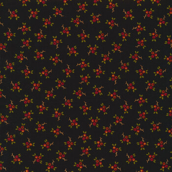 Quiet Grace 926-99 Black by Kim Diehl for Henry Glass Fabrics