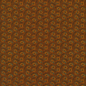 Quiet Grace 927-30 Chestnut by Kim Diehl for Henry Glass Fabrics