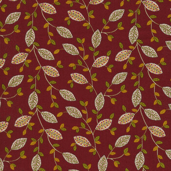 Quiet Grace 930-88 Cranberry by Kim Diehl for Henry Glass Fabrics