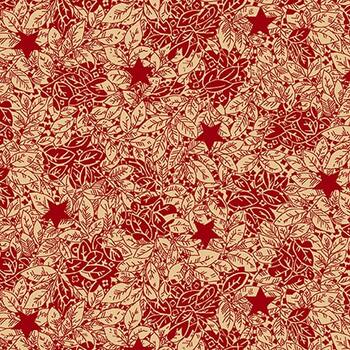 Quiet Grace 932-88 Red by Kim Diehl for Henry Glass Fabrics