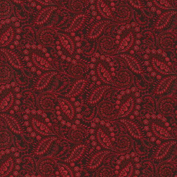 Quiet Grace 934-88 Cranberry by Kim Diehl for Henry Glass Fabrics