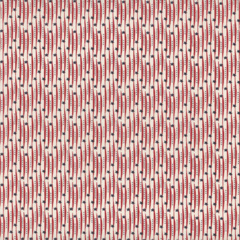 Friday Harbor 3175-48 Cream/Red by Janet Rae Nesbitt for Henry Glass Fabrics