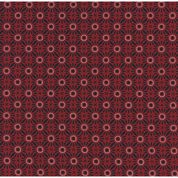 Friday Harbor 3177-88 Red by Janet Rae Nesbitt for Henry Glass Fabrics
