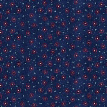 Friday Harbor 3183-77 Navy by Janet Rae Nesbitt for Henry Glass Fabrics