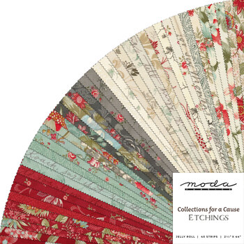 Collections For A Cause - Etchings  Jelly Roll by Howard Marcus & 3 Sisters from Moda Fabrics