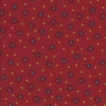 Friday Harbor 3183-88 Red by Janet Rae Nesbitt for Henry Glass Fabrics