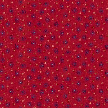 Friday Harbor 3183-88 Red by Janet Rae Nesbitt for Henry Glass Fabrics