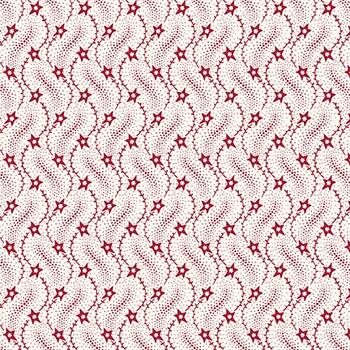 Friday Harbor 3184-48 Cream/Red by Janet Rae Nesbitt for Henry Glass Fabrics