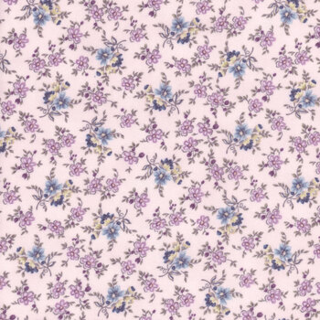 Twilight Garden Flannel 3192F-55 Lilac by Mary Jane Carey for Henry Glass Fabrics