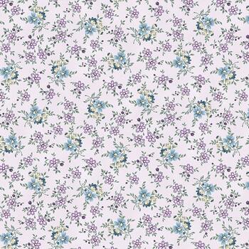 Twilight Garden Flannel 3192F-55 Lilac by Mary Jane Carey for Henry Glass Fabrics