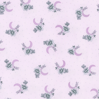 Twilight Garden Flannel 3194F-55 Lilac by Mary Jane Carey for Henry Glass Fabrics