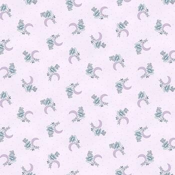 Twilight Garden Flannel 3194F-55 Lilac by Mary Jane Carey for Henry Glass Fabrics