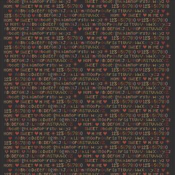 Home Sweet Home 3169-99 Black by Debbie Busby for Henry Glass Fabrics