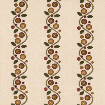 Home Sweet Home 3171-33 Cream by Debbie Busby for Henry Glass Fabrics