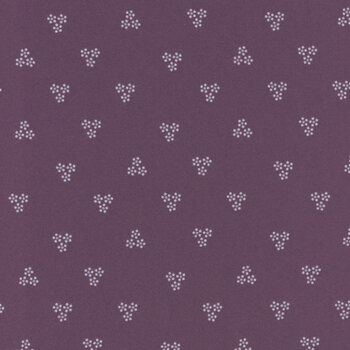 Twilight Garden Flannel 3196F-55 Purple by Mary Jane Carey for Henry Glass Fabrics