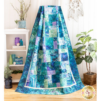  Easy as ABC and 123 Quilt Kit - Whale Song