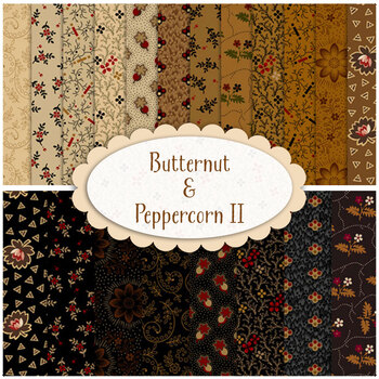 Butternut & Peppercorn II  20 FQ Set by Pam Buda for Marcus Fabrics