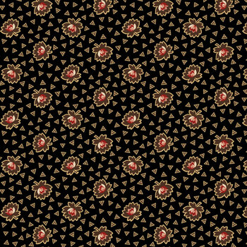 Butternut & Peppercorn II R170751-Black by Pam Buda for Marcus Fabrics