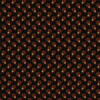 Butternut & Peppercorn II R170755-Black by Pam Buda for Marcus Fabrics