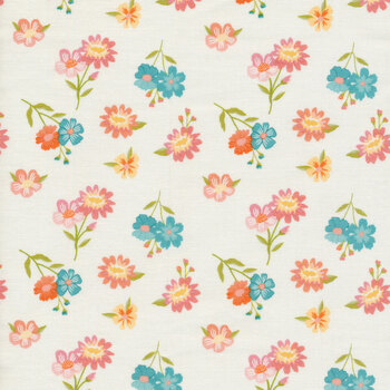 Spring's in Town C14211-CREAM by Sandy Gervais for Riley Blake Designs REM