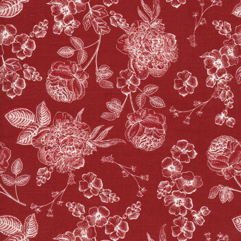 Heirloom Red C14341-BERRY by My Mind's Eye for Riley Blake Designs
