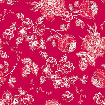 Heirloom Red C14341-Berry by My Mind's Eye for Riley Blake Designs