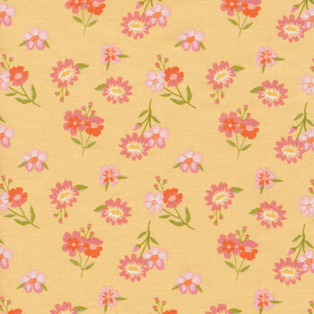 Spring's in Town C14211-YELLOW by Sandy Gervais for Riley Blake Designs REM