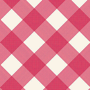 Heirloom Red C14343-Cream by My Mind's Eye for Riley Blake Designs