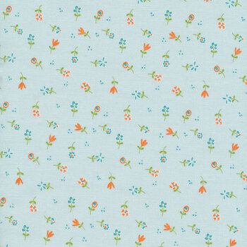 Spring's in Town C14214-POWDER by Sandy Gervais for Riley Blake Designs REM