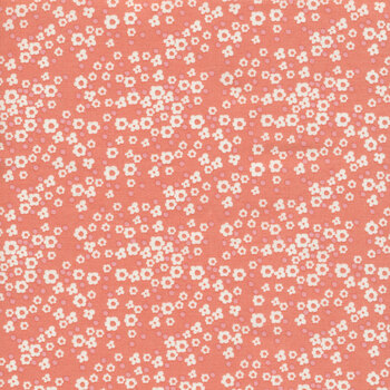 Spring's in Town C14215-CORAL by Sandy Gervais for Riley Blake Designs REM