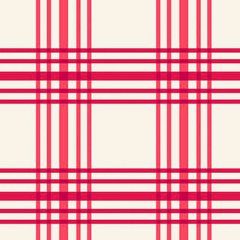 Heirloom Red C14344-Cream by My Mind's Eye for Riley Blake Designs