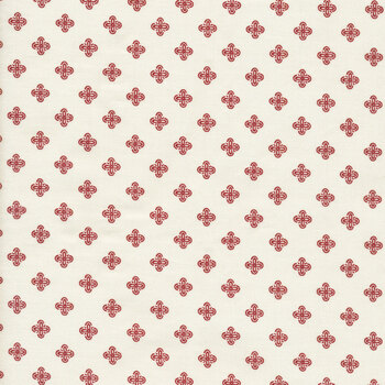 Heirloom Red C14345-CREAM by My Mind's Eye for Riley Blake Designs