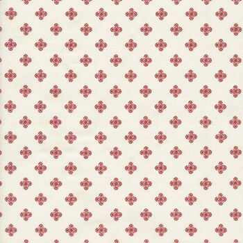 Heirloom Red C14345-CREAM by My Mind's Eye for Riley Blake Designs