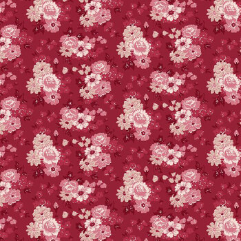 Blushing Blooms 98732-333 by Kaye England for Wilmington Prints