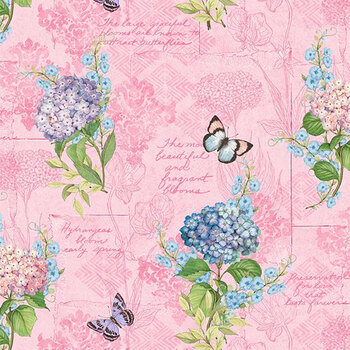 Hydrangea Mist 39821-363 by Susan Winget for Wilmington Prints