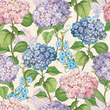 Hydrangea Mist 39822-234 by Susan Winget for Wilmington Prints