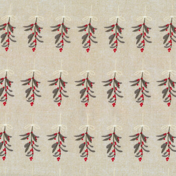 Holiday Road Trip 4677-44 Mistletoe Beige from Studio E Fabrics