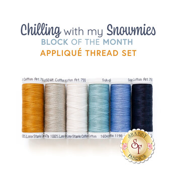  Chilling With My Snowmies BOM 6pc Thread Set - RESERVE