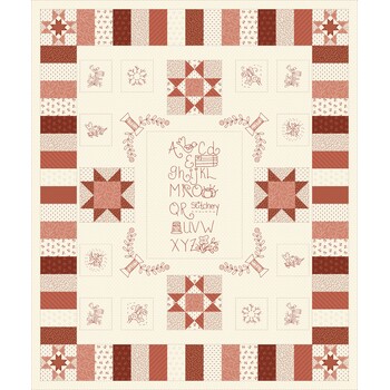 Red White and Beautiful R560719P Red Panel by Tracy Souza for Marcus Fabrics