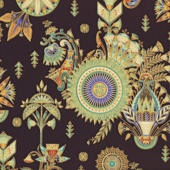 Ancient Beauty 22111-181 Onyx from Robert Kaufman Fabrics